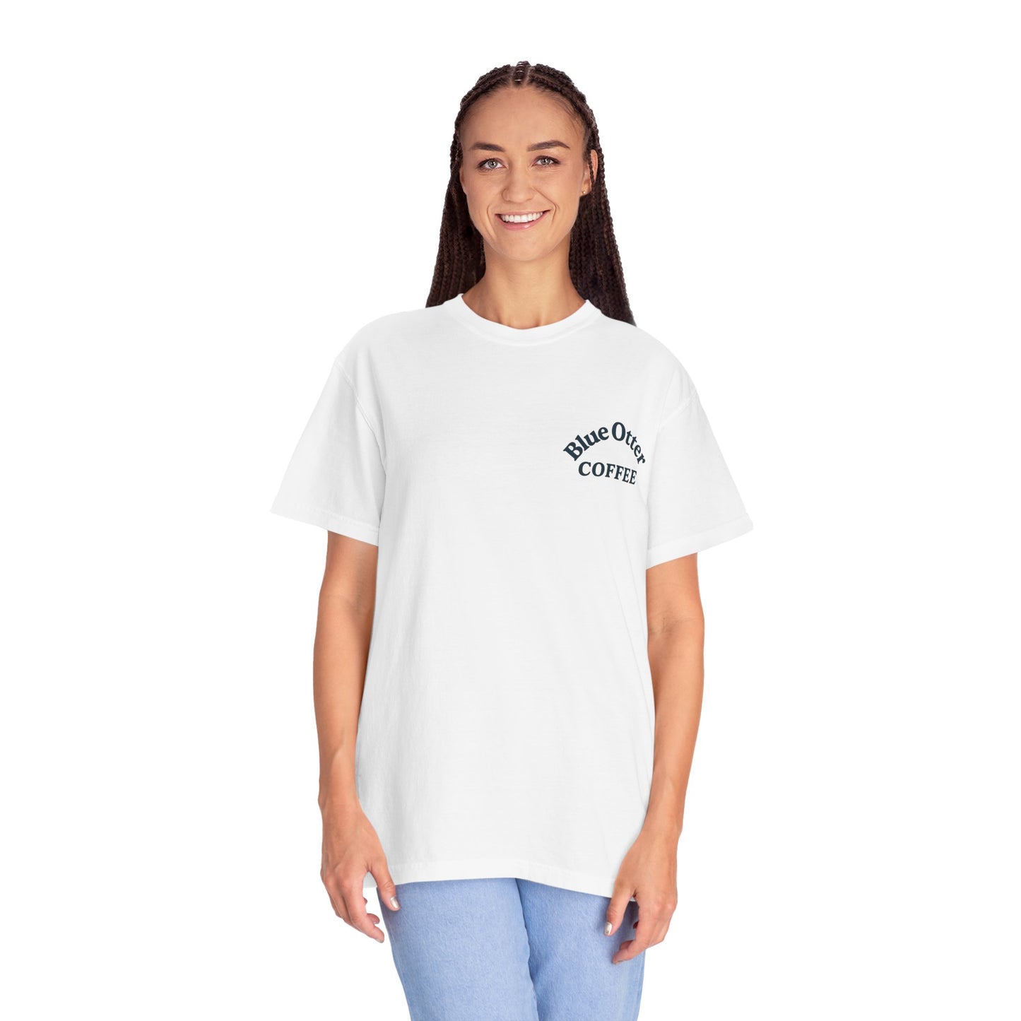 Unisex Coffee-Themed Tee with Summer Vibes from Blue Otter Coffee