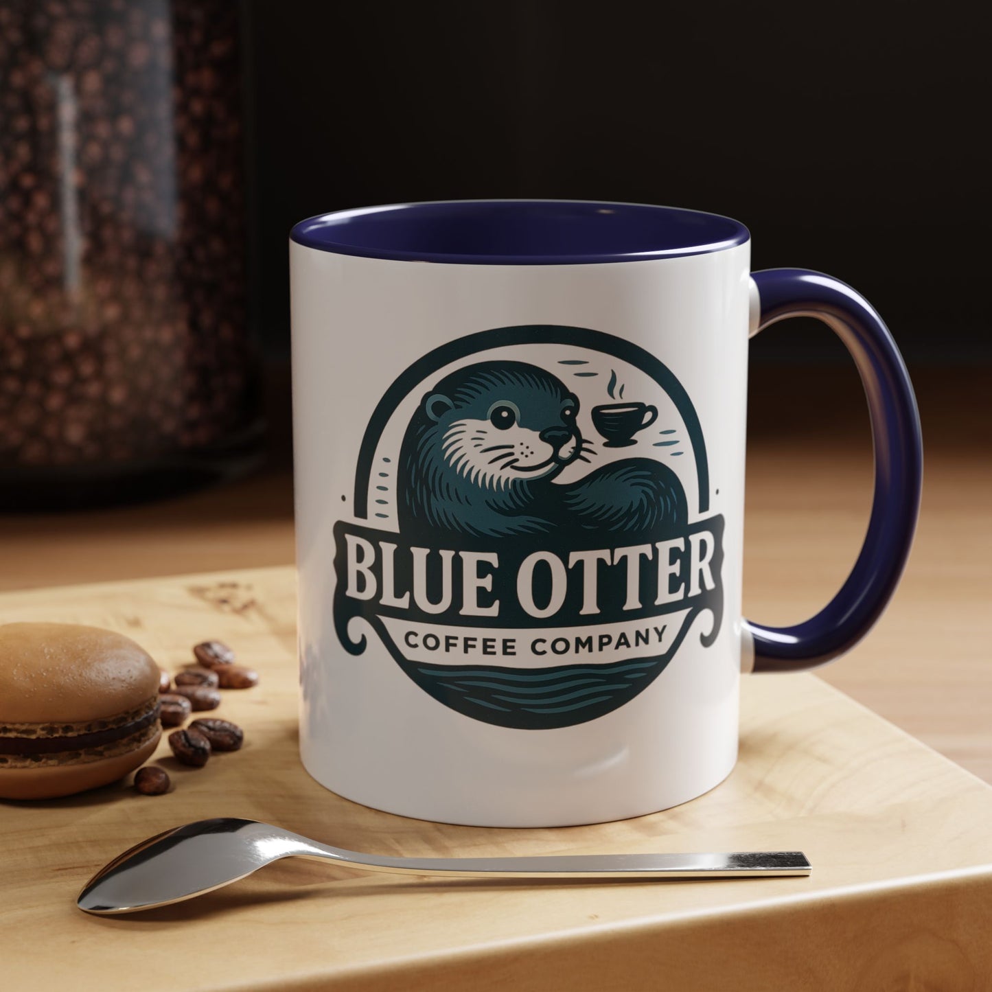 Cute Blue Otter Coffee Mug - Perfect for Coffee Lovers