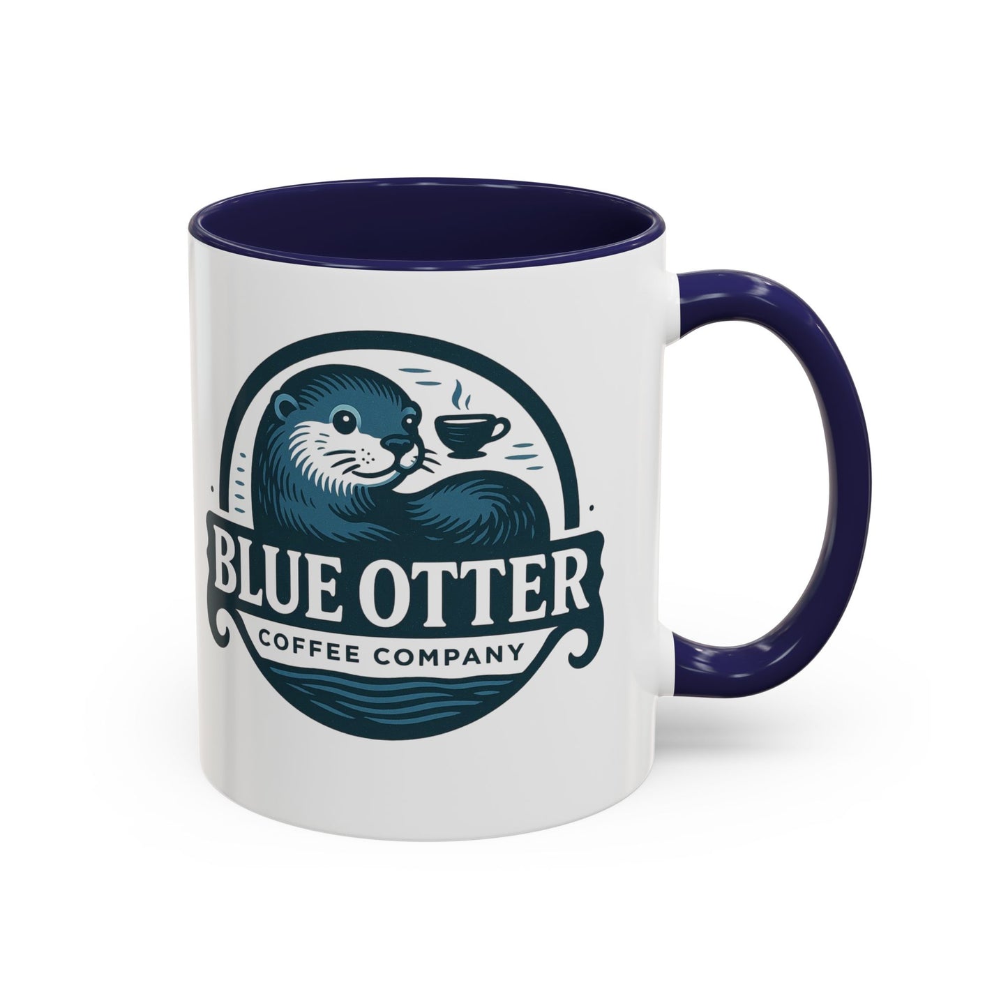 Cute Blue Otter Coffee Mug - Perfect for Coffee Lovers