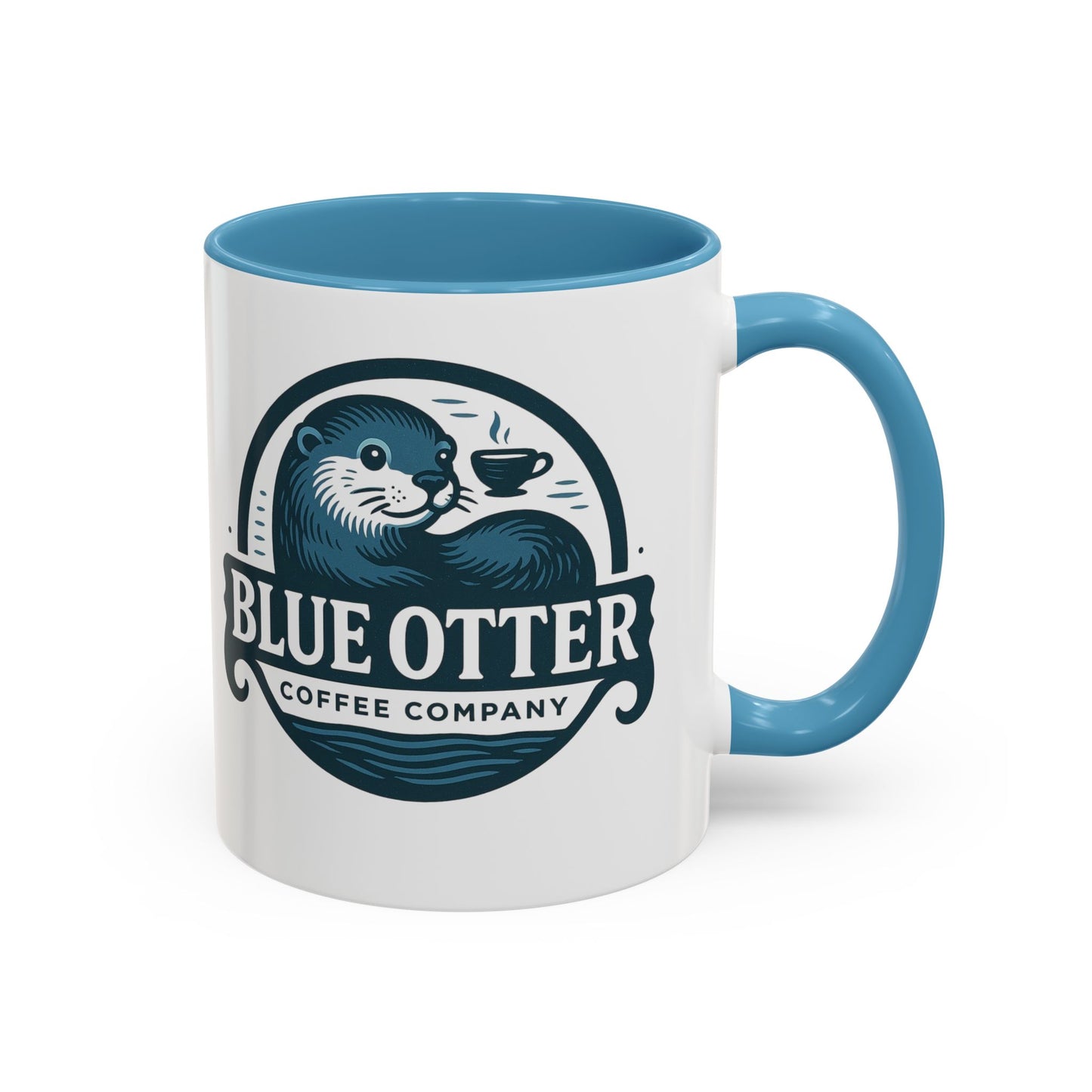 Cute Blue Otter Coffee Mug - Perfect for Coffee Lovers