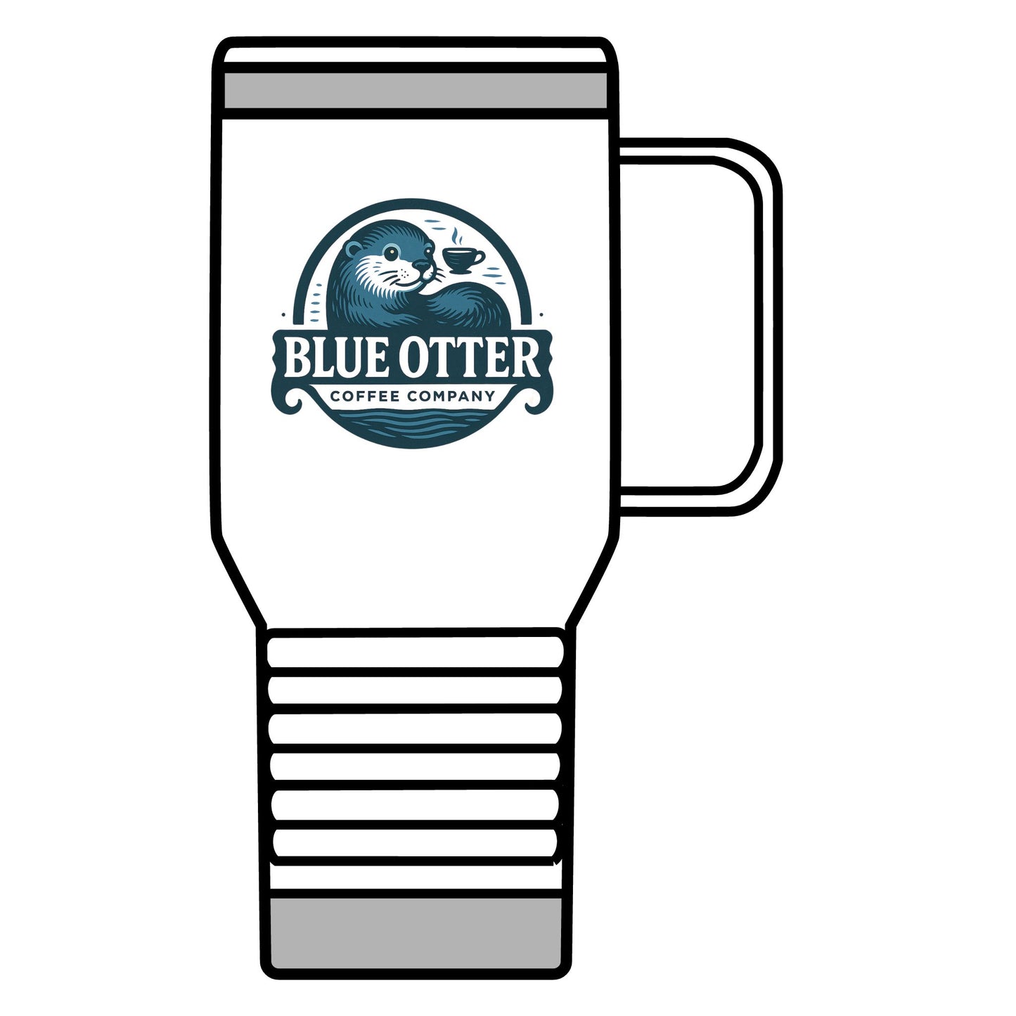 Blue Otter Travel Mug, 20oz