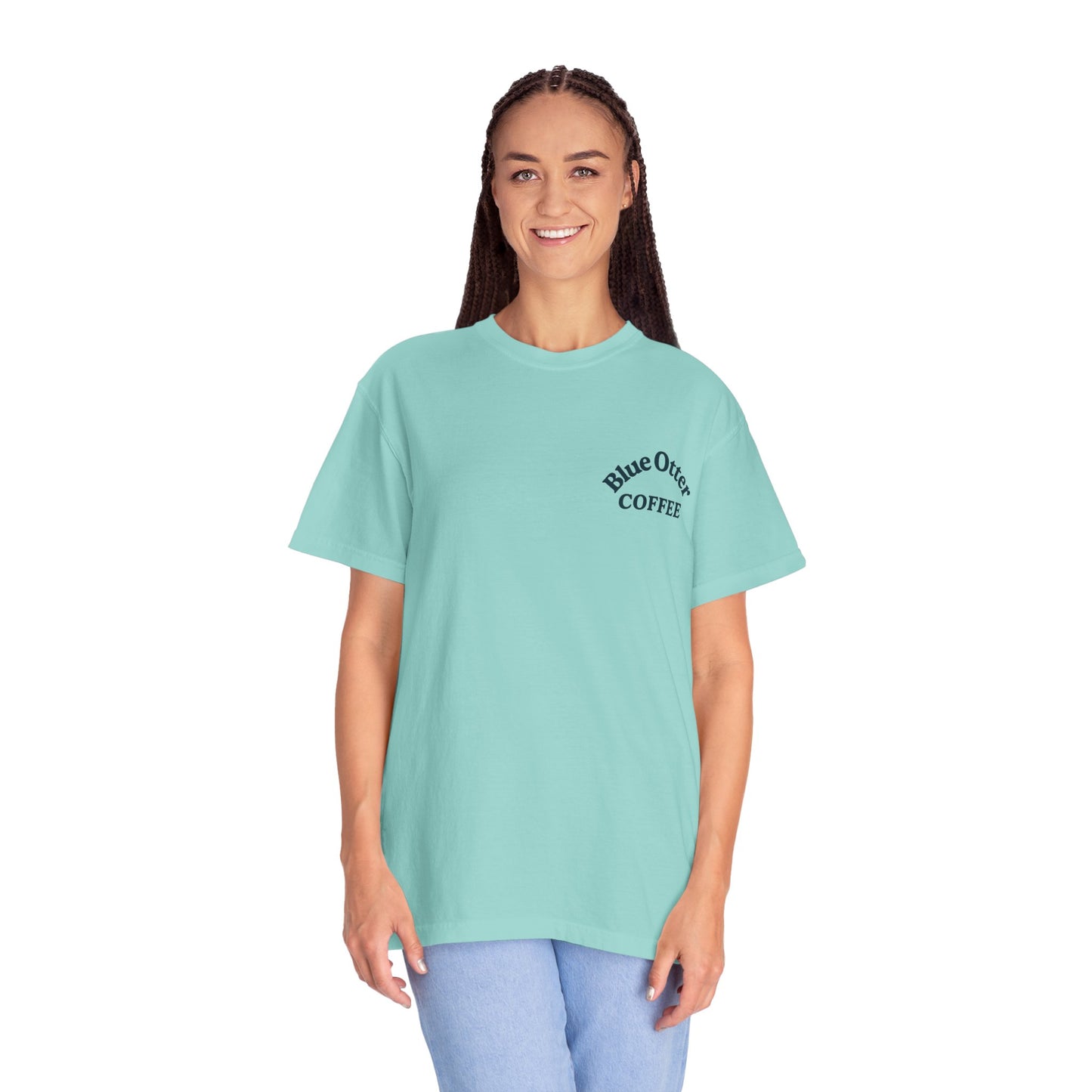 Unisex Coffee-Themed Tee with Summer Vibes from Blue Otter Coffee