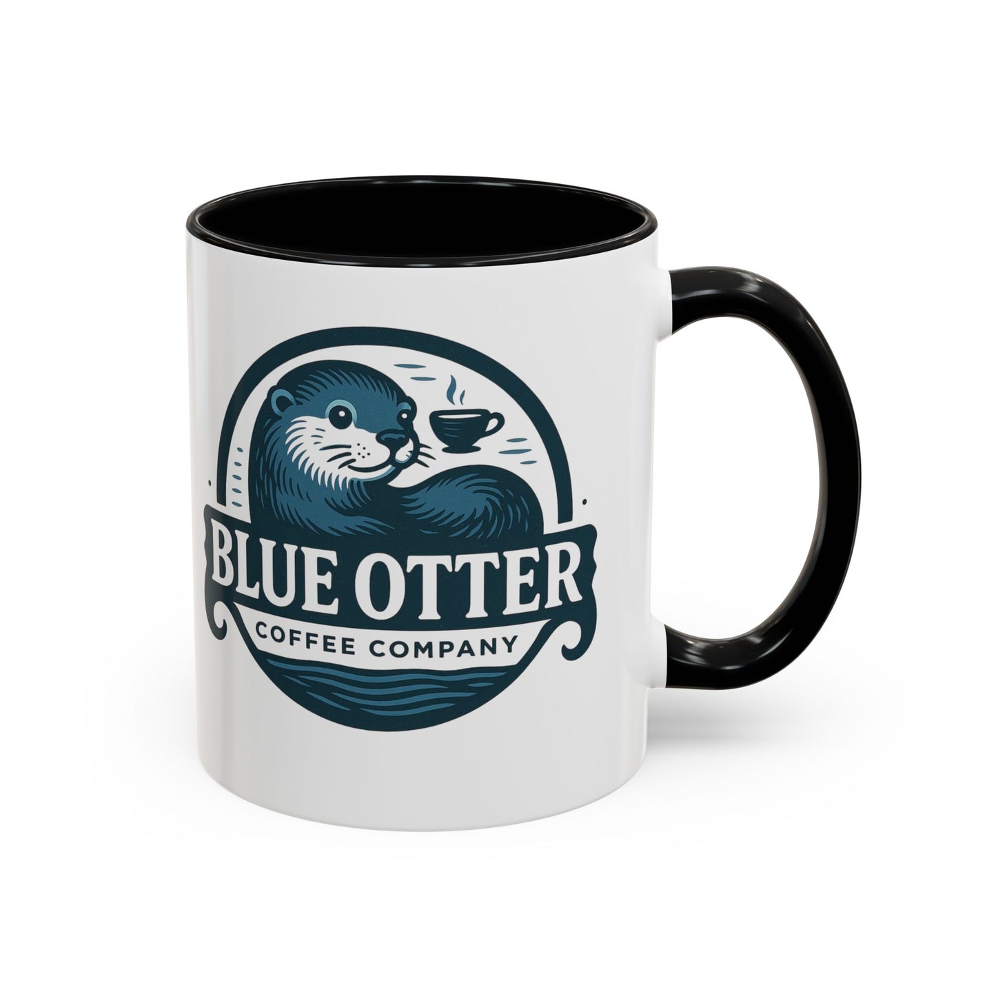 Cute Blue Otter Coffee Mug - Perfect for Coffee Lovers