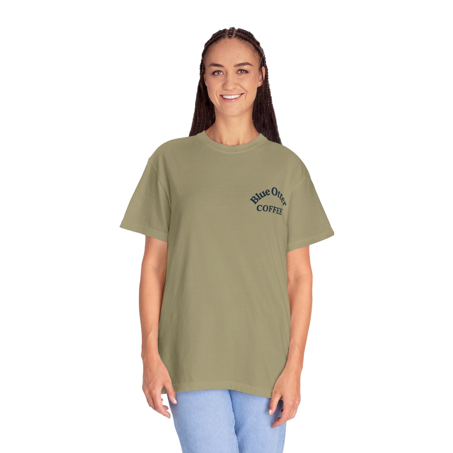 Unisex Coffee-Themed Tee with Summer Vibes from Blue Otter Coffee