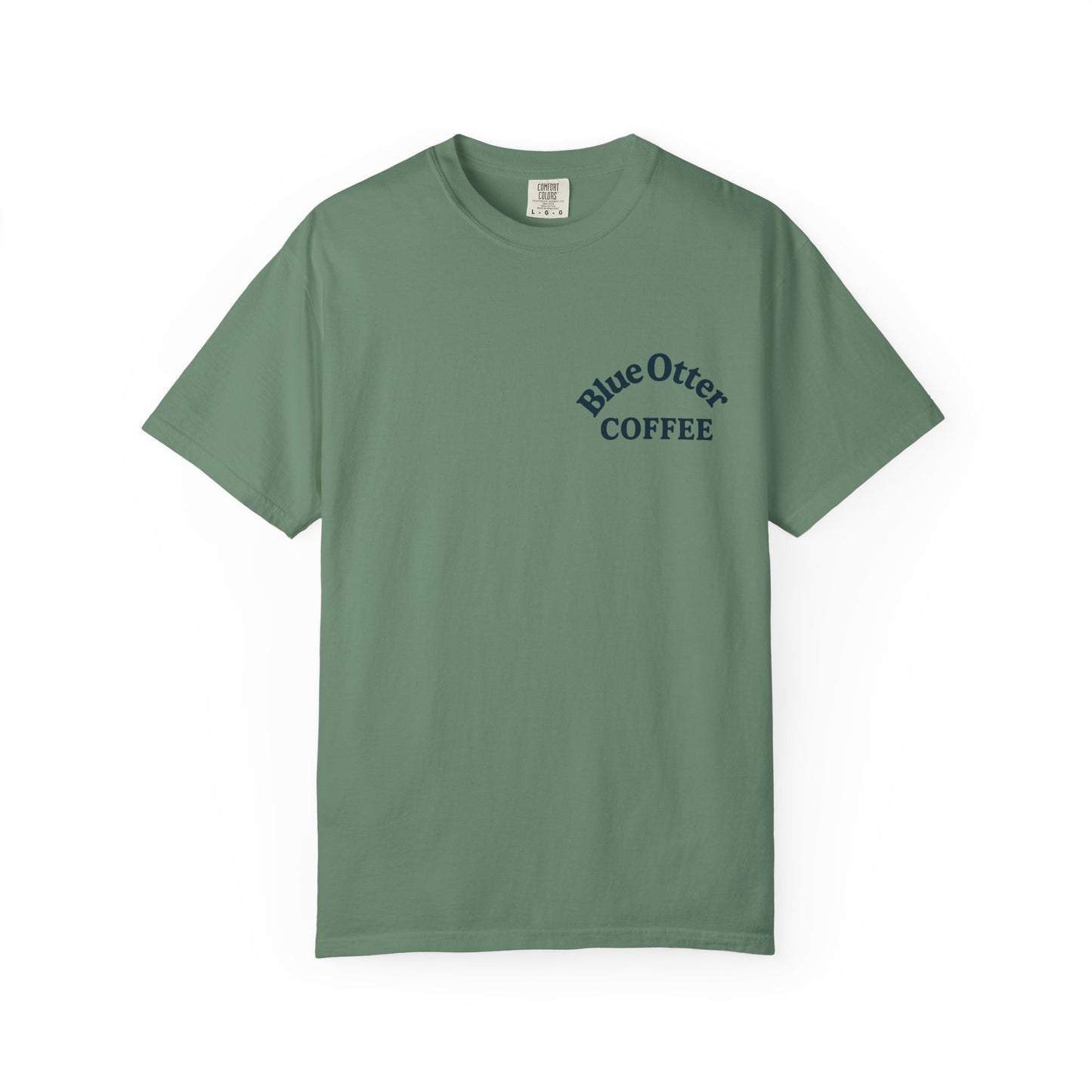 Blue Otter Coffee Frankenstein Tee, Halloween Apparel