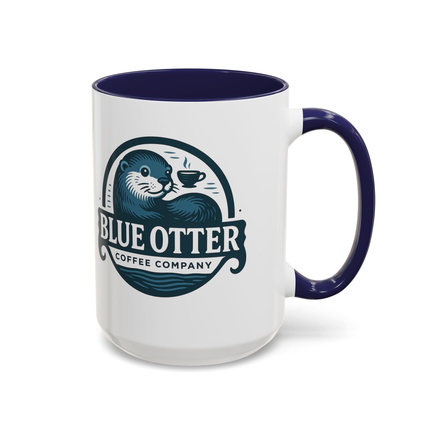 Cute Blue Otter Coffee Mug - Perfect for Coffee Lovers