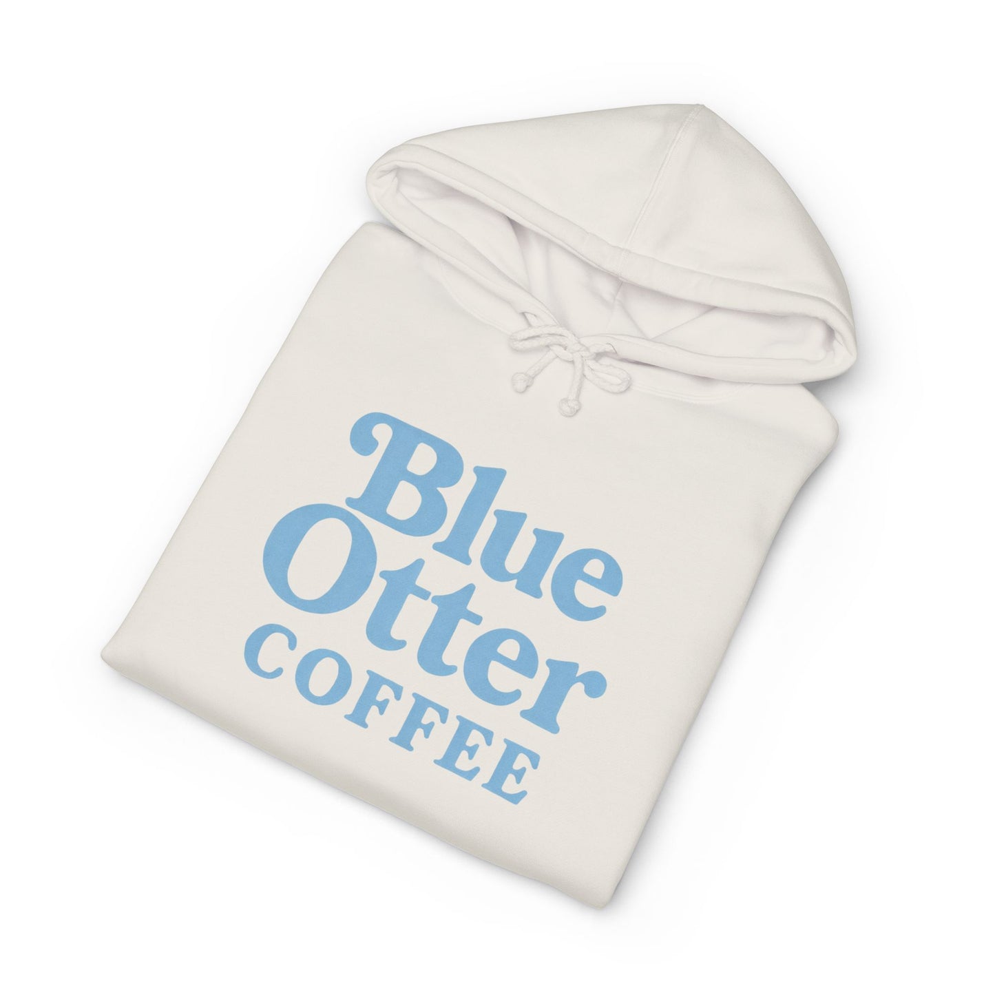 Blue Otter Coffee HEAVYWEIGHT Hoodie — Vintage Cafe Logo Pullover