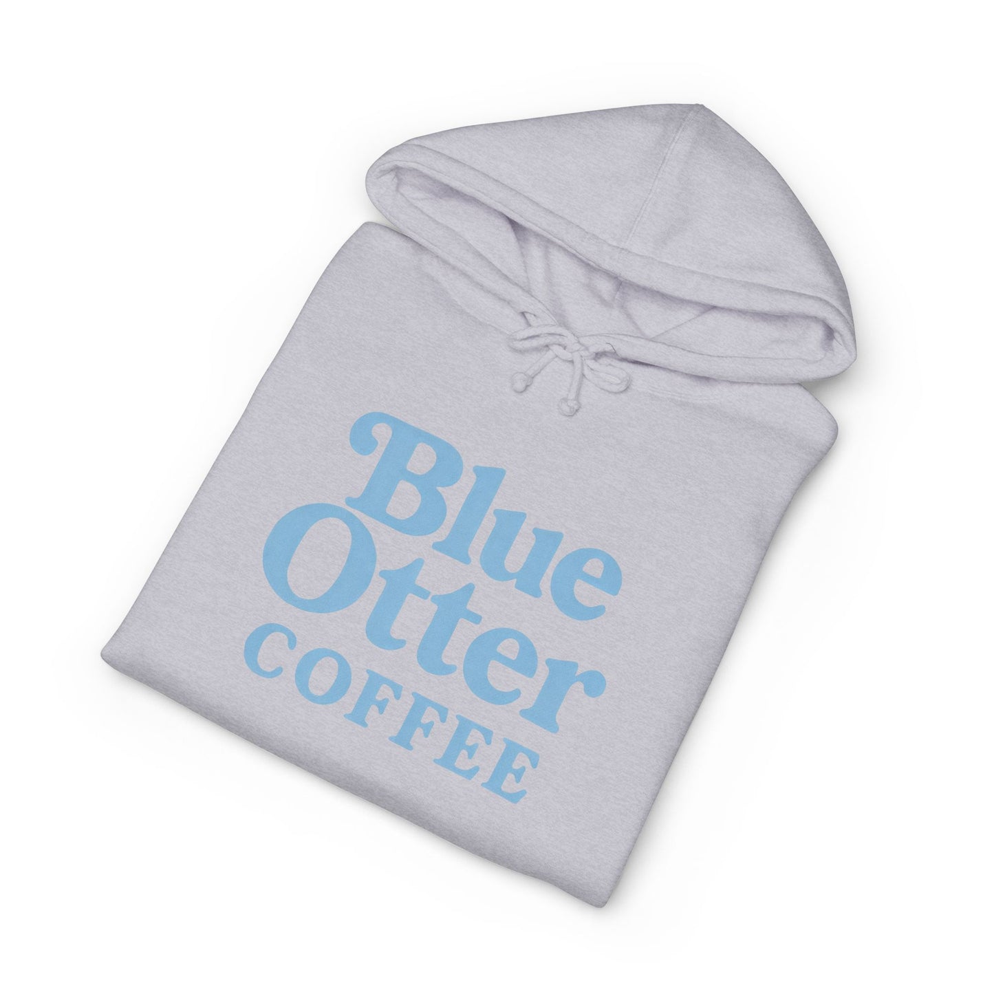 Blue Otter Coffee HEAVYWEIGHT Hoodie — Vintage Cafe Logo Pullover