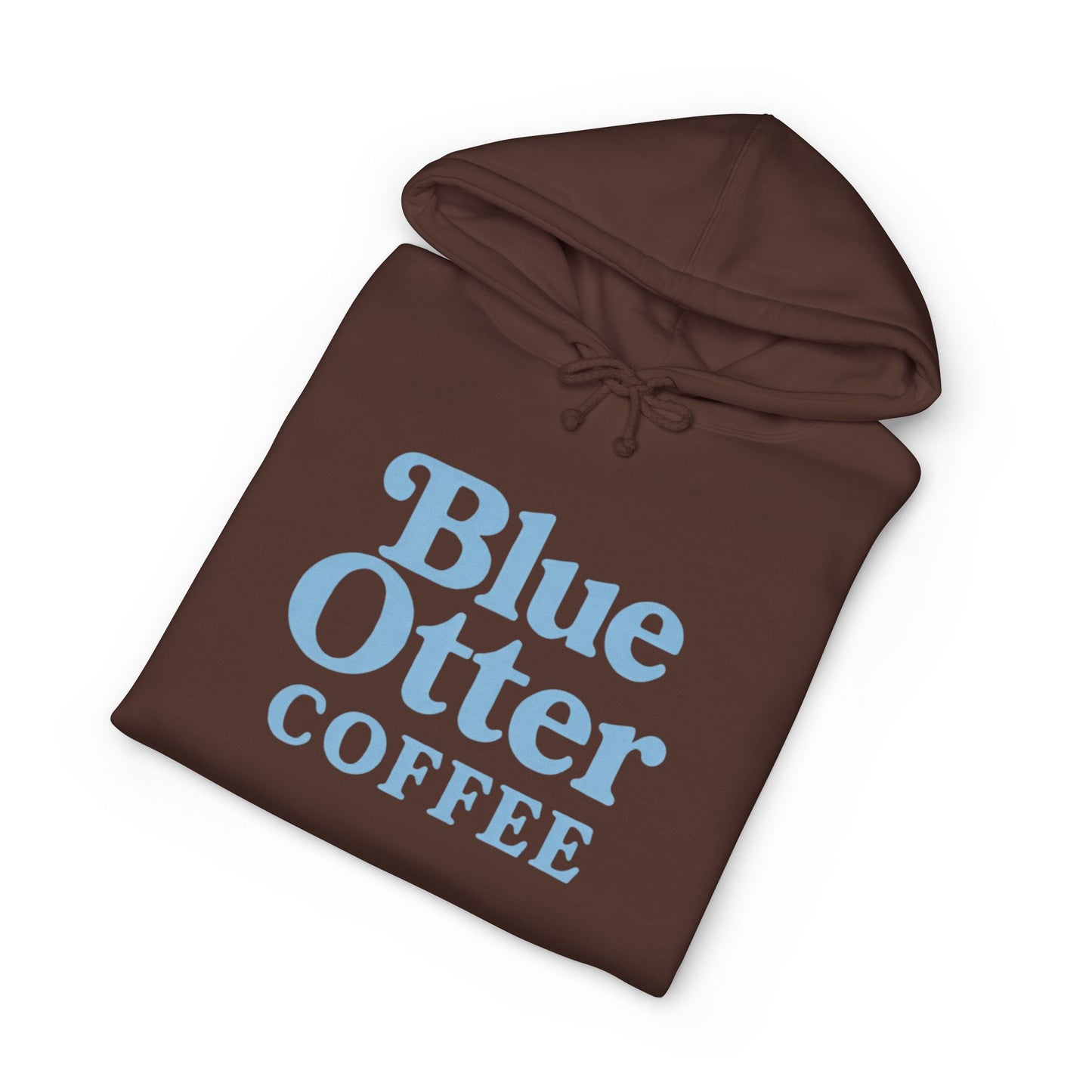 Blue Otter Coffee HEAVYWEIGHT Hoodie — Vintage Cafe Logo Pullover