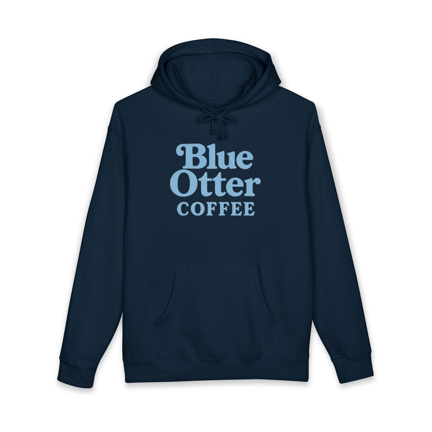 Blue Otter Coffee HEAVYWEIGHT Hoodie — Vintage Cafe Logo Pullover