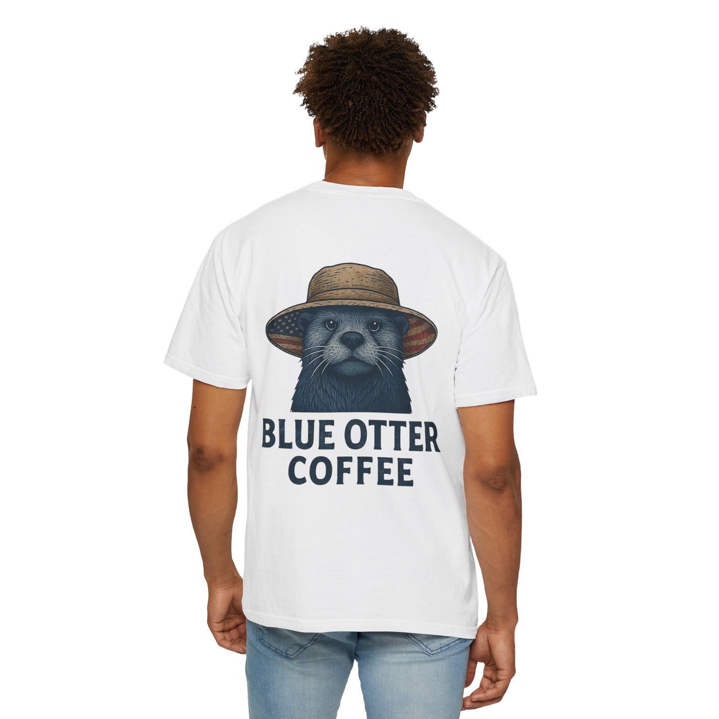 Unisex Coffee-Themed Tee with Summer Vibes from Blue Otter Coffee