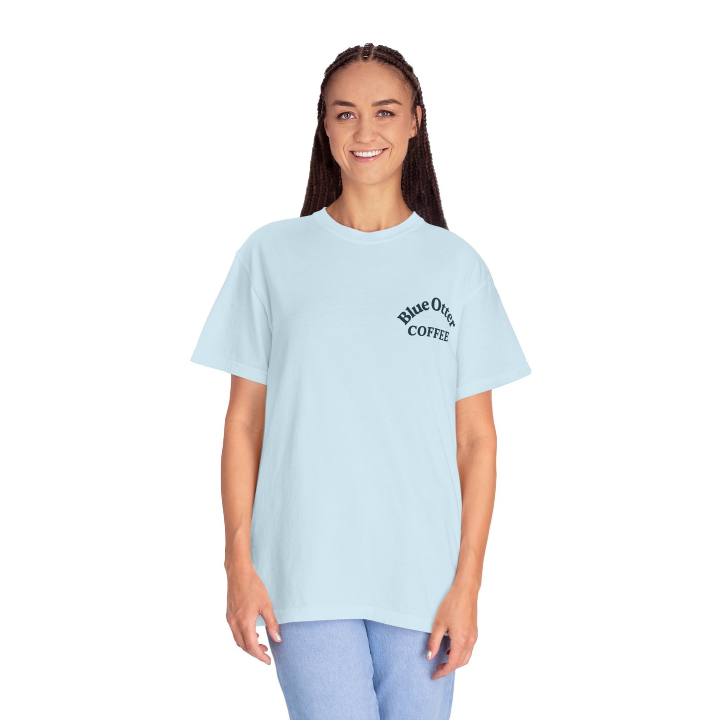 Unisex Coffee-Themed Tee with Summer Vibes from Blue Otter Coffee