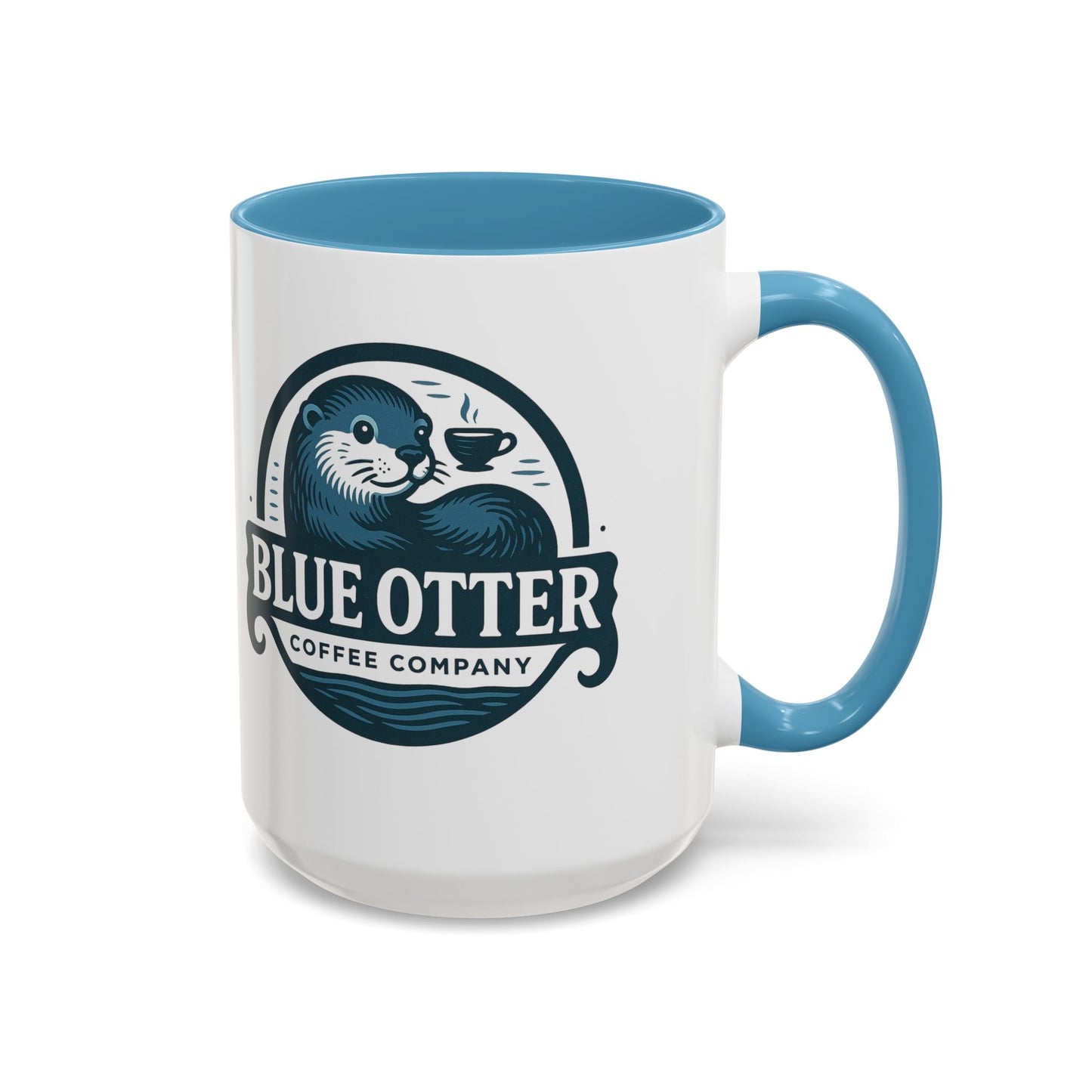 Cute Blue Otter Coffee Mug - Perfect for Coffee Lovers