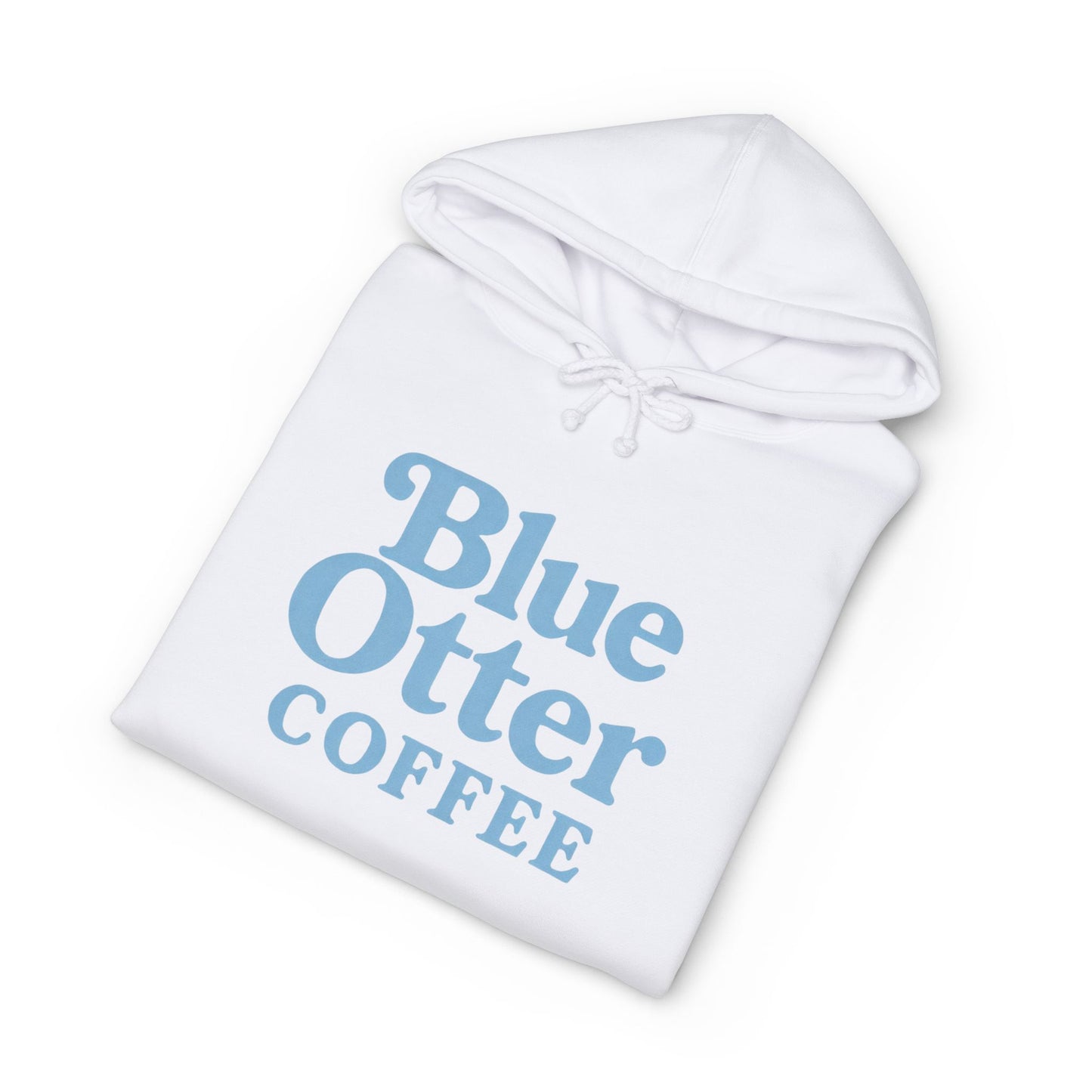 Blue Otter Coffee HEAVYWEIGHT Hoodie — Vintage Cafe Logo Pullover