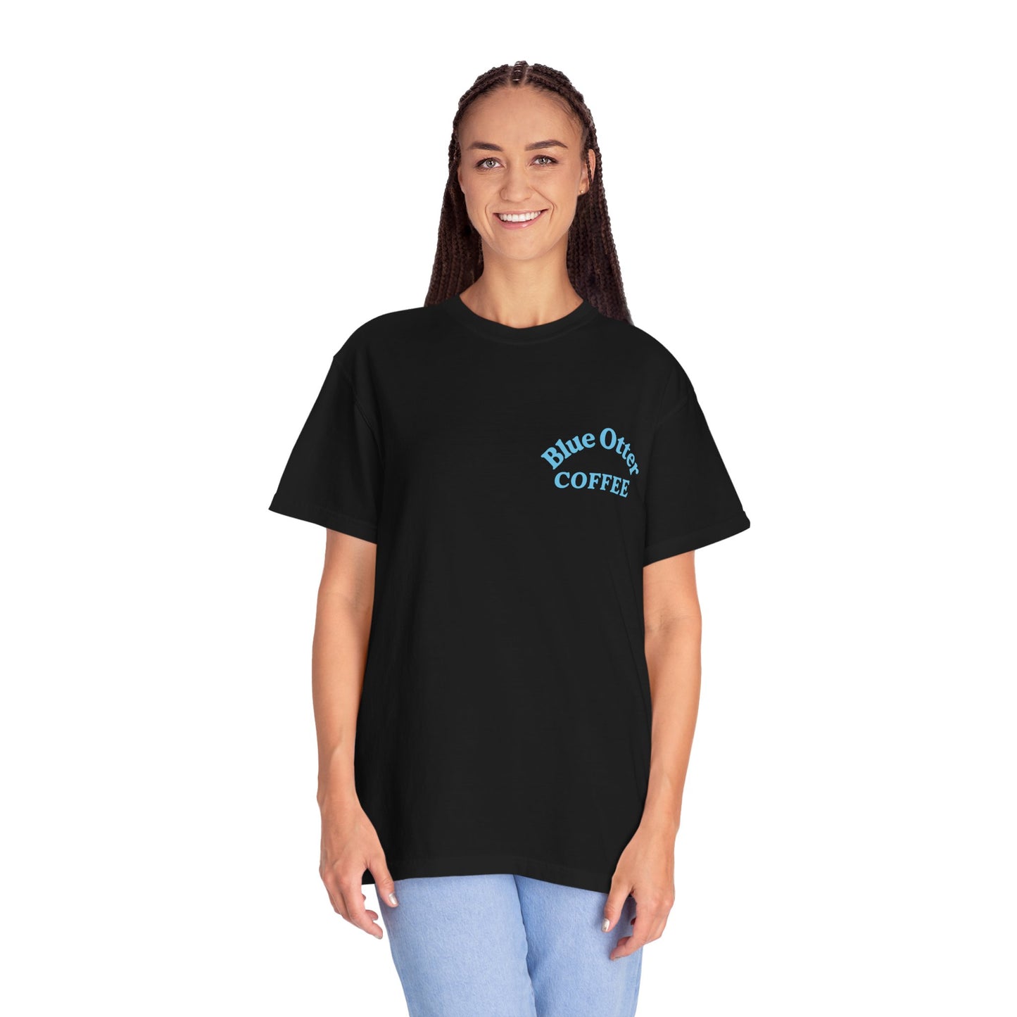 Pirate Coffee T-Shirt for Otter Lovers, Halloween, Unisex Apparel, Coffee Enthusiast Merch