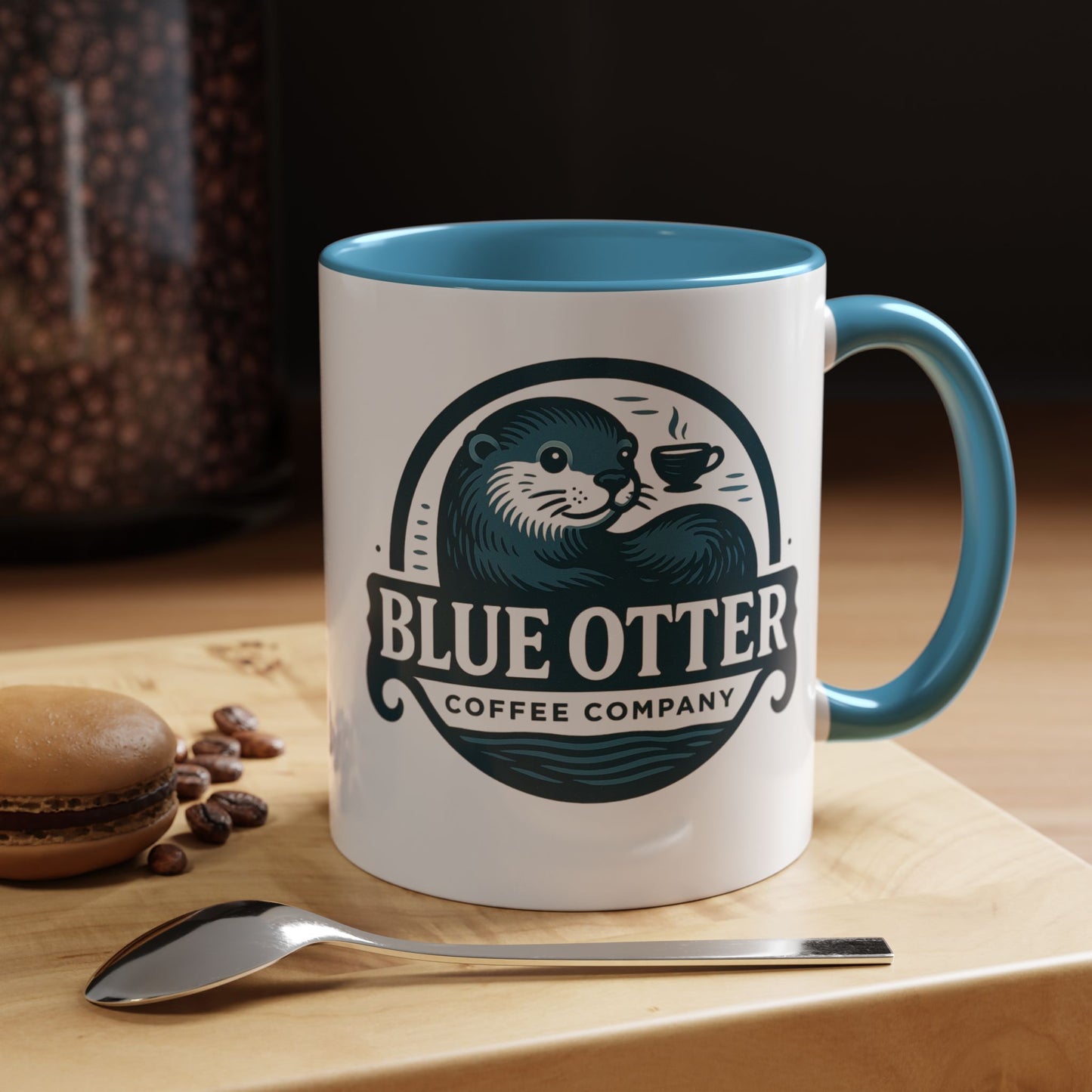 Cute Blue Otter Coffee Mug - Perfect for Coffee Lovers