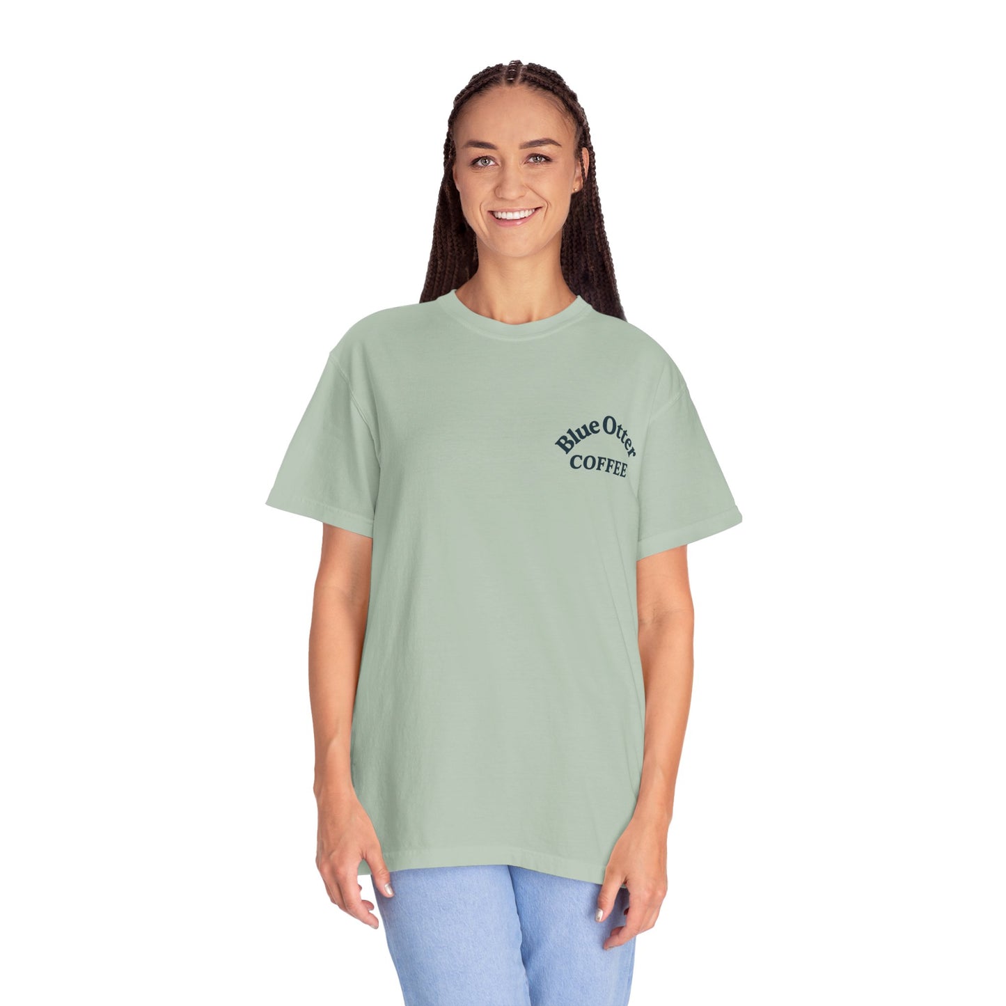 Unisex Coffee-Themed Tee with Summer Vibes from Blue Otter Coffee